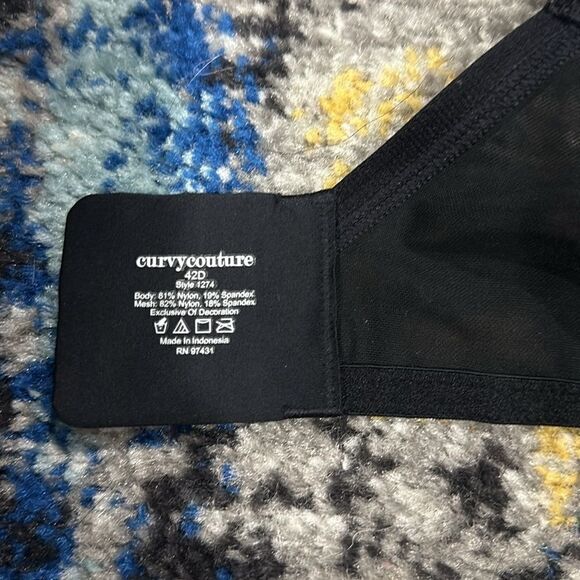 Curvy Couture Tulip Smooth Tshirt Bra in Designer Leopard 42D - Picture 7 of 7